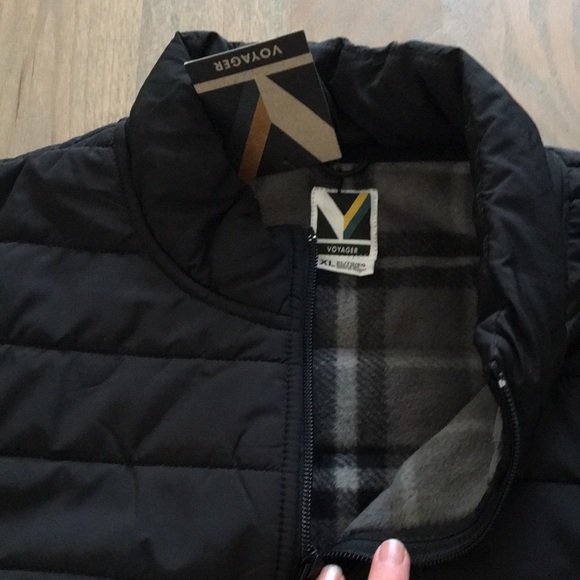 Voyager Mens Polar Fleece lined Puffer Jacket-NWT  Size XL - Picture 5 of 12
